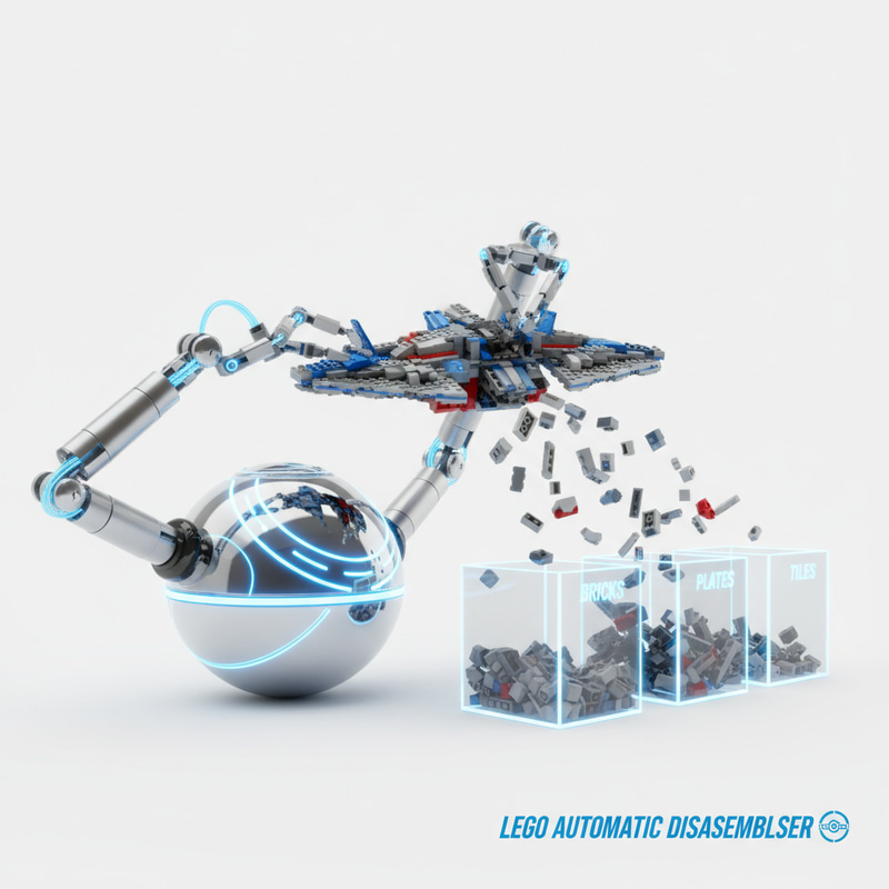乐高“悔棋”神器：自动拆卸机 - 图1
